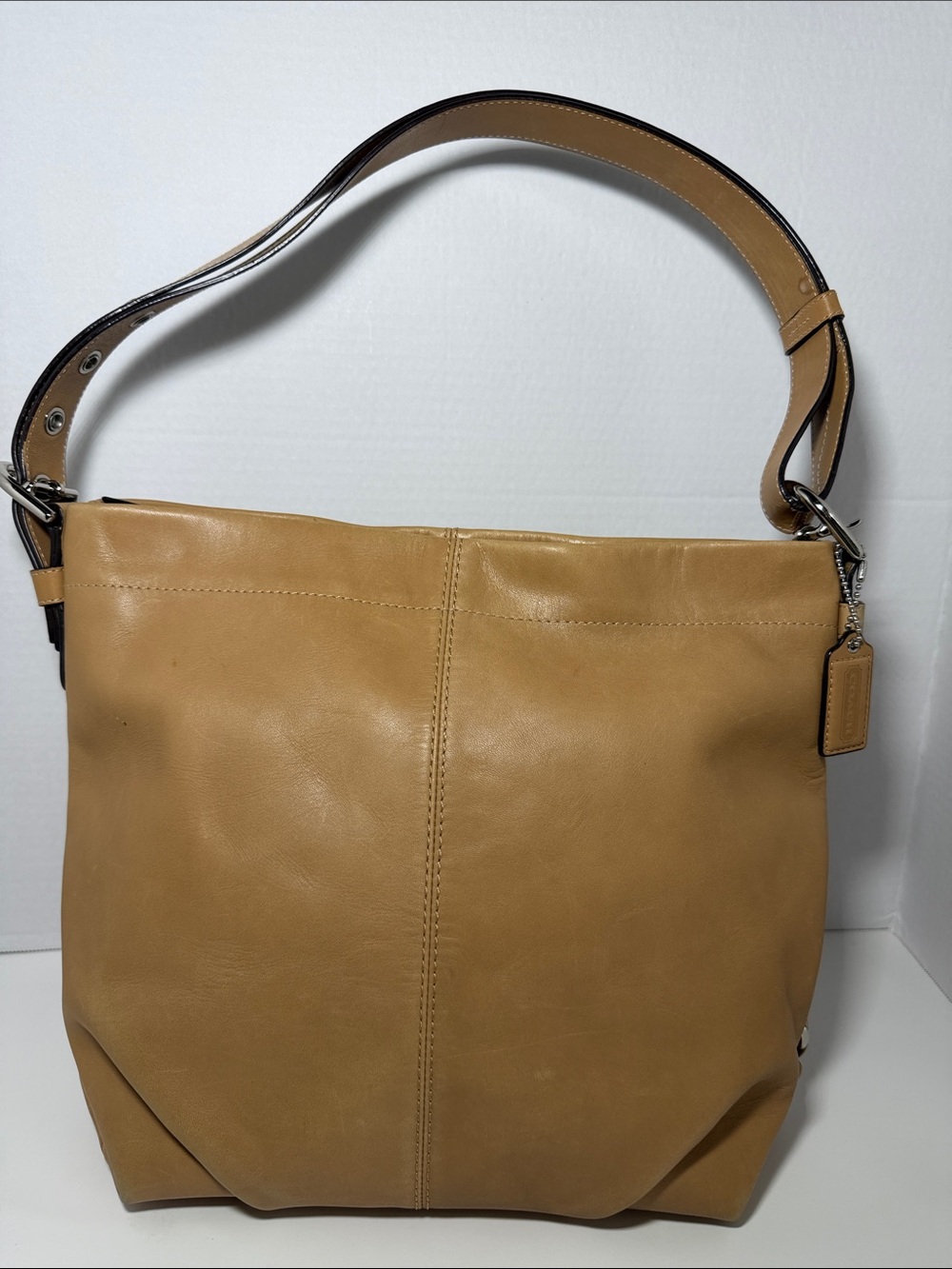 Coach Caramel Leather Shoulder Hobo